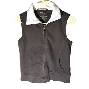 L.L. Bean zip front Vest women’s size XS outdoors fishing hiking casual brown